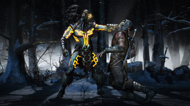 MortalKombatX_Kotal_Scorpion_SnowForest_Choke